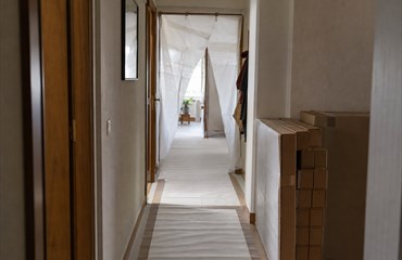 Access route and deliveries planned around an occupied property