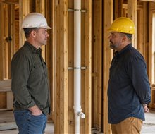 Trades aligning connected tasks before the next work stage